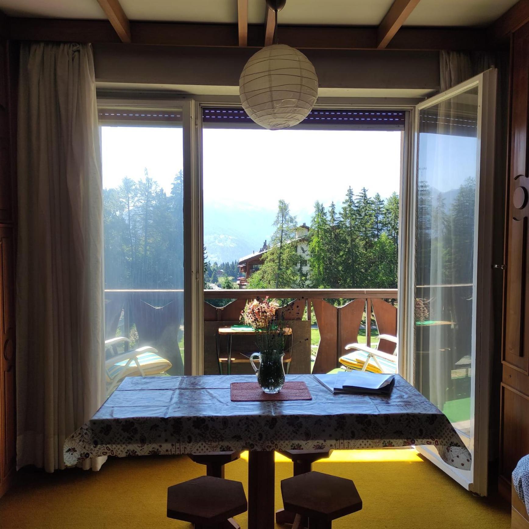 Ferienwohnung Bellevue Crans-Montana Exterior foto